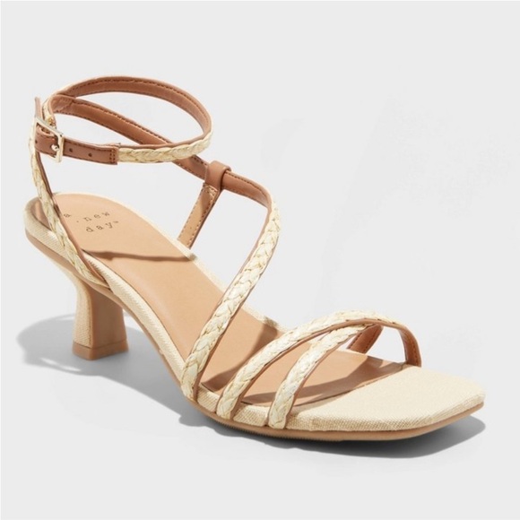 Women's Irena Strappy Heels - A New
Day™ Tan new - Picture 1 of 8